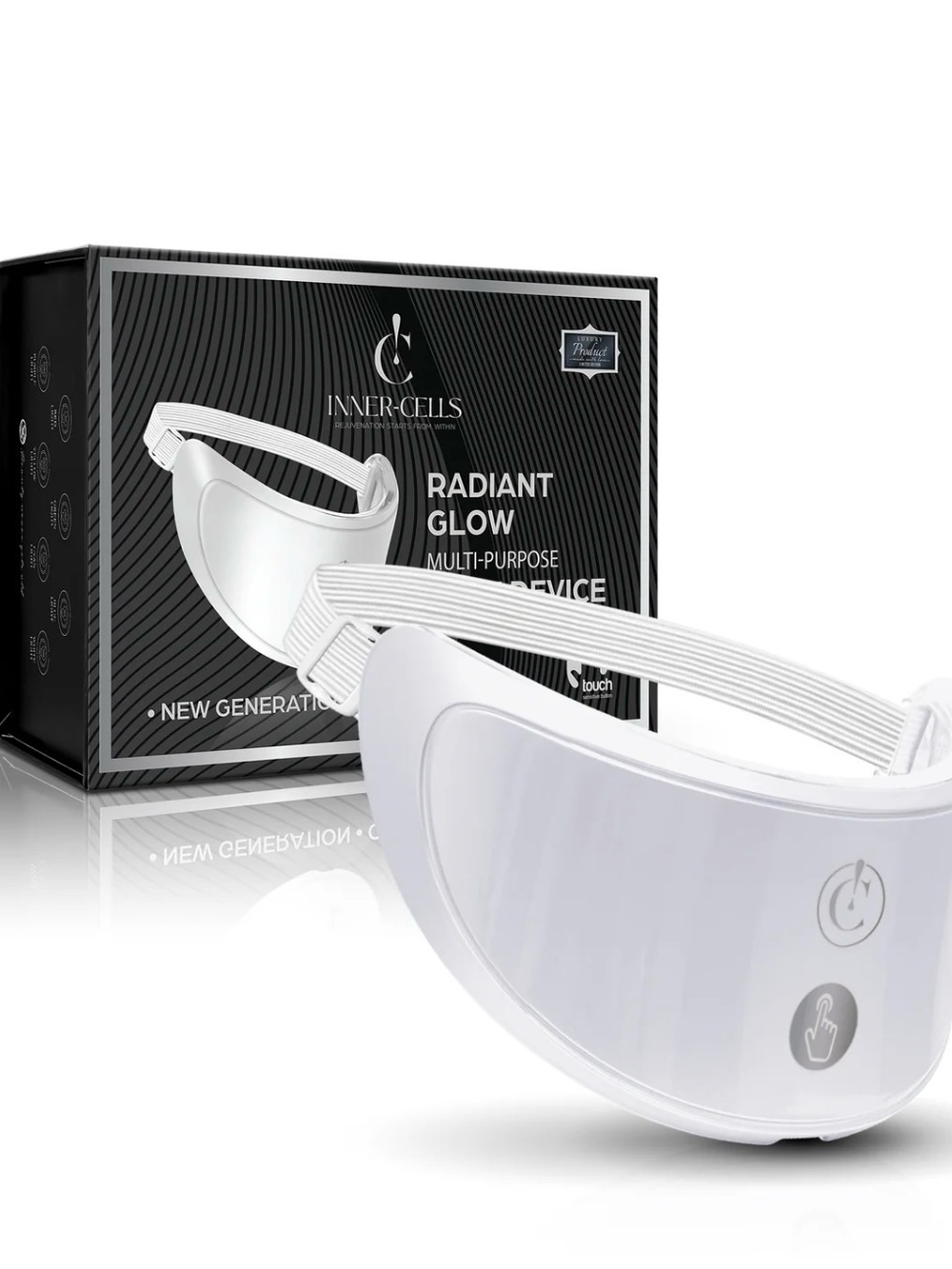 nner-Cells Radiant Glow LED Neck Device 7 Color Light Therapy NIB